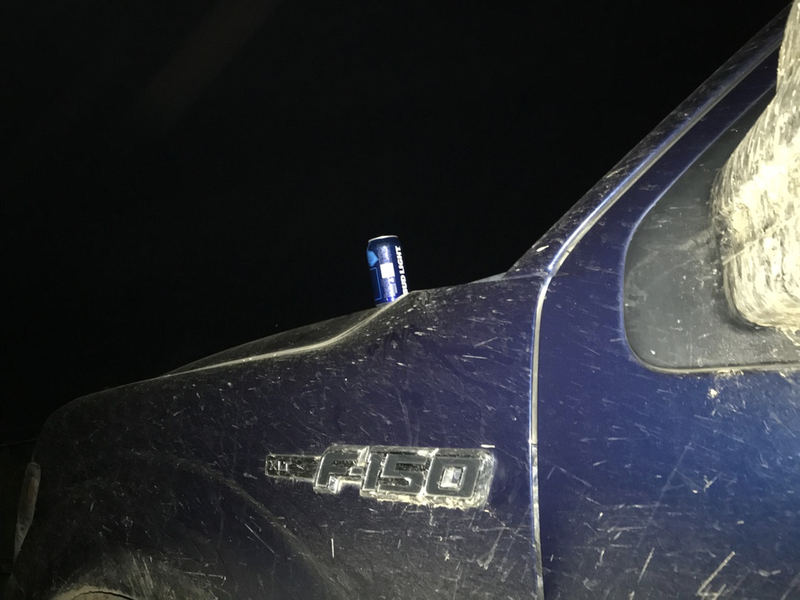 Beer on a truck.